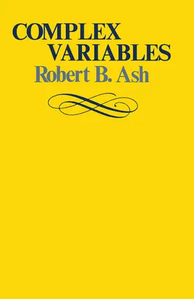 Ash |  Complex Variables | eBook | Sack Fachmedien