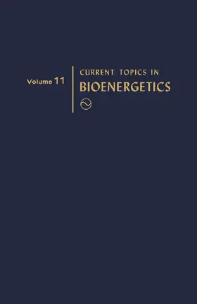 Rao Sanadi |  Current Topics in Bioenergetics | eBook | Sack Fachmedien