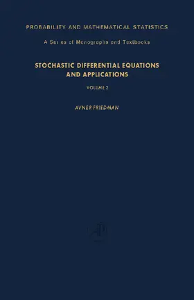 Friedman / Birnbaum / Lukacs |  Stochastic Differential Equations and Applications | eBook | Sack Fachmedien