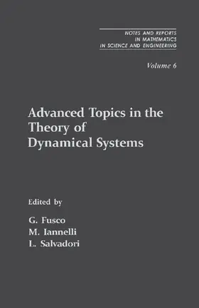 Fusco / Iannelli / Salvadori |  Advanced Topics in the Theory of Dynamical Systems | eBook | Sack Fachmedien