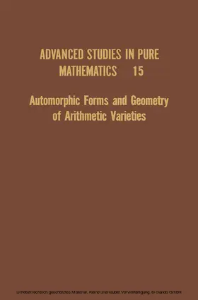 Hashimoto / Namikawa |  Automorphic Forms and Geometry of Arithmetic Varieties | eBook | Sack Fachmedien