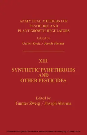 Zweig / Sherma |  Synthetic Pyrethroids and Other Pesticides | eBook | Sack Fachmedien