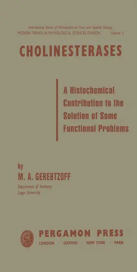 Gerebtzoff / Alexander / Bacq |  Cholinesterases | eBook | Sack Fachmedien