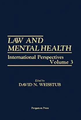 Weisstub |  Law and Mental Health | eBook | Sack Fachmedien
