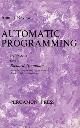 Goodman |  Annual Review in Automatic Programming | eBook | Sack Fachmedien