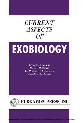 Mamikunian / Briggs |  Current Aspects of Exobiology | eBook | Sack Fachmedien