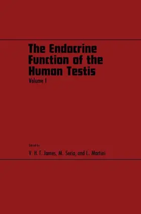 James / Serio / Martini |  The Endocrine Function of the Human Testis | eBook | Sack Fachmedien