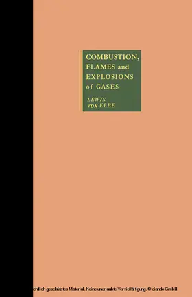 Lewis |  Combustion, Flames and Explosions of Gases | eBook | Sack Fachmedien