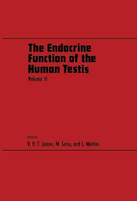 James / Serio / Martini |  The Endocrine Function of the Human Testis | eBook | Sack Fachmedien