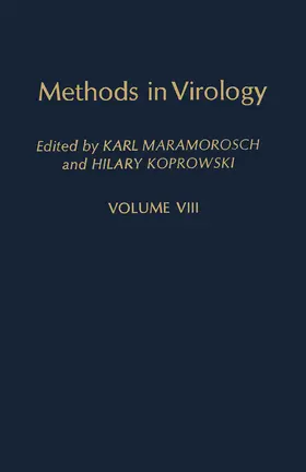 Maramorosch / Koprowski |  Methods in Virology | eBook | Sack Fachmedien