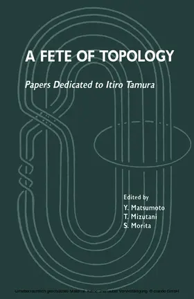 Matsumoto / Mizutani / Morita |  A Fête of Topology | eBook | Sack Fachmedien