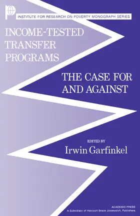 Garfinkel |  Income-Tested Transfer Programs | eBook | Sack Fachmedien