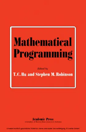 Hu / Robinson |  Mathematical Programming | eBook | Sack Fachmedien
