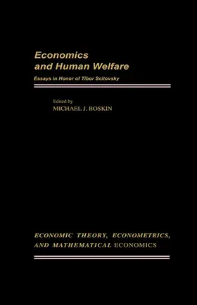 Boskin |  Economics and Human Welfare | eBook | Sack Fachmedien