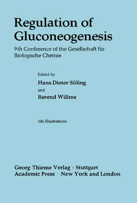 Söling / Willms |  Regulation of Gluconeogenesis | eBook | Sack Fachmedien