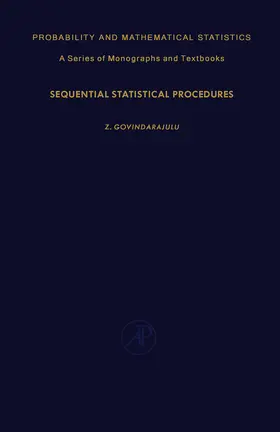 Govindarajulu / Birnbaum / Lukacs |  Sequential Statistical Procedures | eBook | Sack Fachmedien