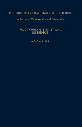 Giri / Birnbaum / Lukacs |  Multivariate Statistical Inference | eBook | Sack Fachmedien