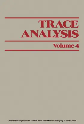 Lawrence |  Trace Analysis | eBook | Sack Fachmedien