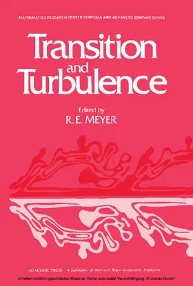 Meyer |  Transition and Turbulence | eBook | Sack Fachmedien