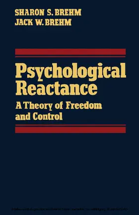 Brehm |  Psychological Reactance | eBook | Sack Fachmedien