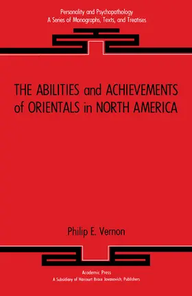 Vernon / Lykken |  The Abilities and Achievements of Orientals in North America | eBook | Sack Fachmedien