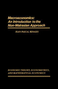 Benassy / Shell |  Macroeconomics: An Introduction to the Non-Walrasian Approach | eBook | Sack Fachmedien