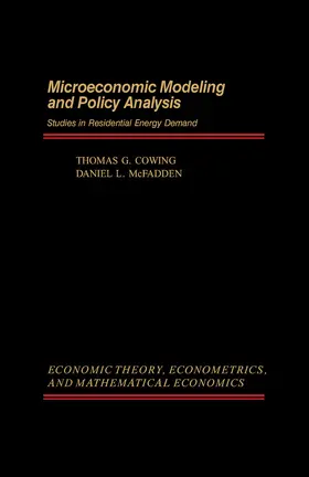 Cowing / McFadden / Shell |  Microeconomic Modeling and Policy Analysis | eBook | Sack Fachmedien
