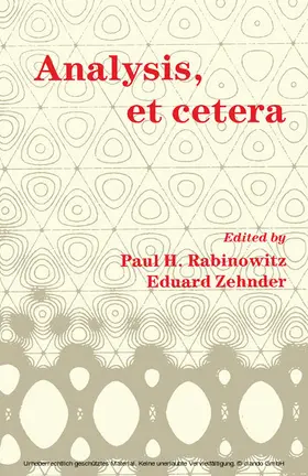 Rabinowitz / Zehnder |  Analysis, et Cetera | eBook | Sack Fachmedien