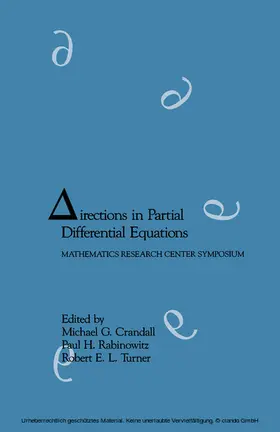 Crandall / Rabinowitz / Turner |  Directions in Partial Differential Equations | eBook | Sack Fachmedien