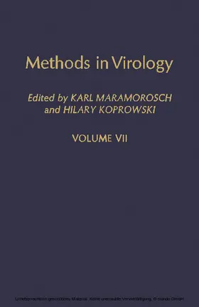 Maramorosch / Koprowski |  Methods in Virology | eBook | Sack Fachmedien
