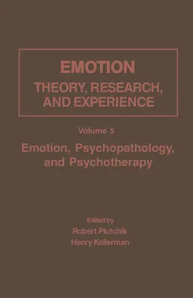 Plutchik / Kellerman |  Emotion, Psychopathology, and Psychotherapy | eBook | Sack Fachmedien