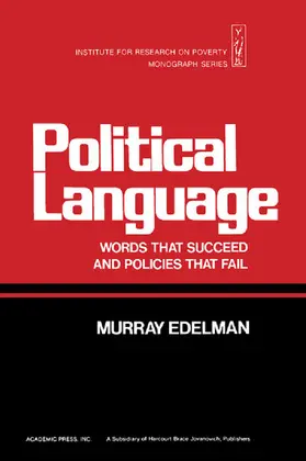 Edelman |  Political Language | eBook | Sack Fachmedien