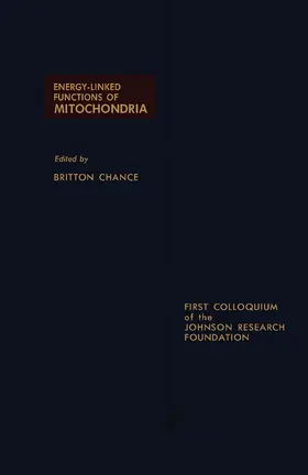 Chance |  Energy-Linked Functions of Mitochondria | eBook | Sack Fachmedien