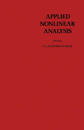 Lakshmikantham |  Applied Nonlinear Analysis | eBook | Sack Fachmedien