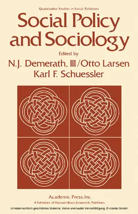 Demerath / Larsen / Schuessler |  Social Policy and Sociology | eBook | Sack Fachmedien