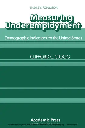 Clogg / Winsborough |  Measuring Underemployment | eBook | Sack Fachmedien