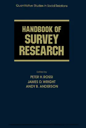 Rossi / Wright / Anderson |  Handbook of Survey Research | eBook | Sack Fachmedien