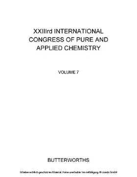 Stuart |  XXIIIrd International Congress of Pure and Applied Chemistry | eBook | Sack Fachmedien