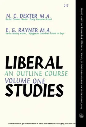 Dexter / Rayner / James |  Liberal Studies | eBook | Sack Fachmedien