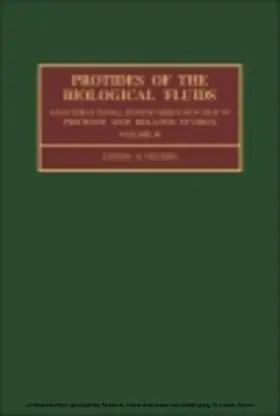 Peeters |  Protides of the BIological Fluids | eBook | Sack Fachmedien