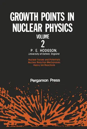 Hodgson |  Growth Points in Nuclear Physics | eBook | Sack Fachmedien