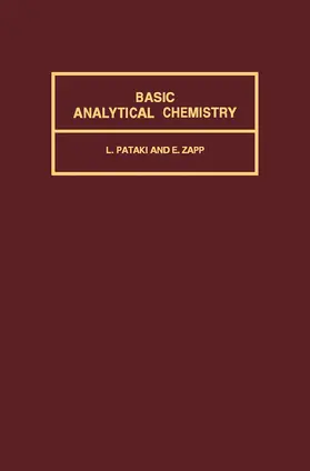Pataki / Zapp / Belcher |  Basic Analytical Chemistry | eBook | Sack Fachmedien