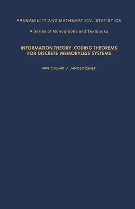 Csiszár / Körner / Birnbaun |  Information Theory | eBook | Sack Fachmedien