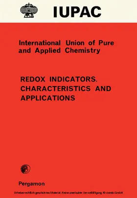 Stuart |  Redox Indicators. Characteristics and Applications | eBook | Sack Fachmedien