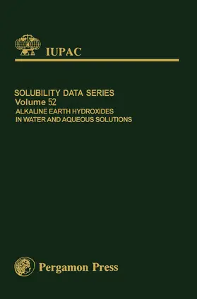 Lambert / Clever |  Alkaline Earth Hydroxides in Water and Aqueous Solutions | eBook | Sack Fachmedien