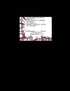 Davies / Perlmutter |  Organotransition Metal Chemistry: Applications to Organic Synthesis | eBook | Sack Fachmedien