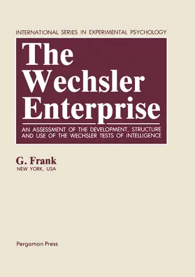 Frank / Eysenck |  The Wechsler Enterprise | eBook | Sack Fachmedien
