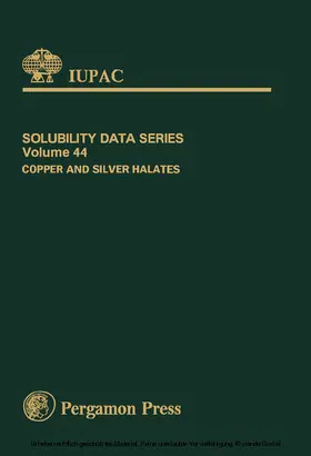 Woolley / Miyamoto / Salomon |  Copper and Silver Halates | eBook | Sack Fachmedien