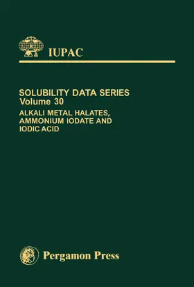 Miyamoto / Salomon |  Alkali Metal Halates, Ammonium Iodate & Iodic Acid | eBook | Sack Fachmedien