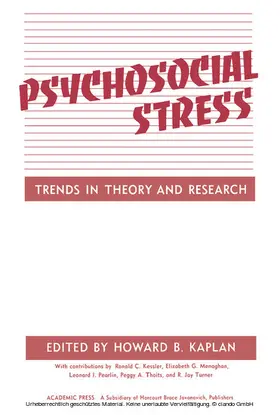 Kaplan |  Psychosocial Stress | eBook | Sack Fachmedien